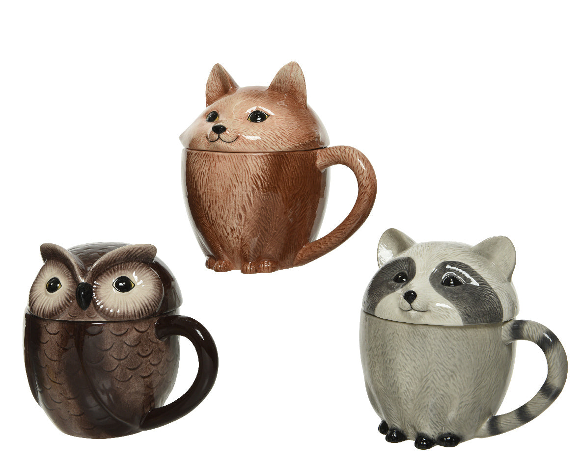 Mug Animaletto Con Coperchio 13 Cm 1 Pezzo