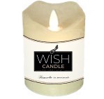 Wish Candle Led H10 D7 Cm Avorio
