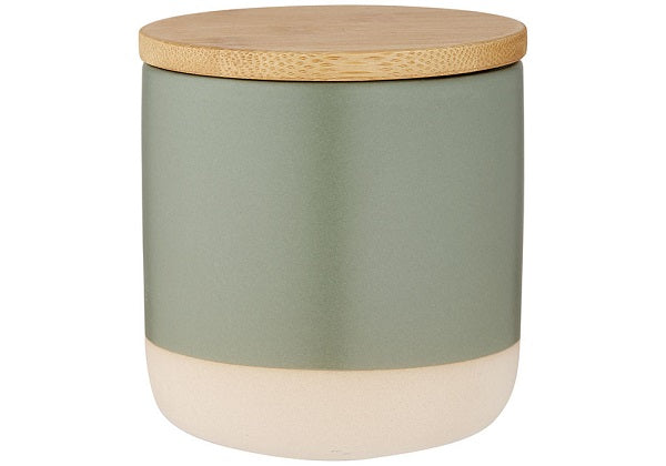 Contenitore Ceramica Verde 10X10 Cm