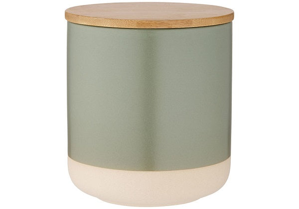 Contenitore Ceramica Verde 12X13 Cm