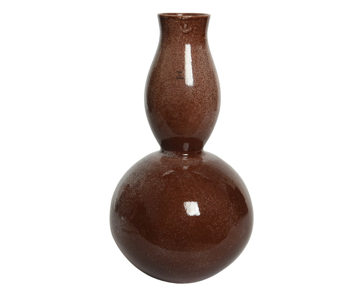 Vaso Rosso Martellato D 25X45 Cm