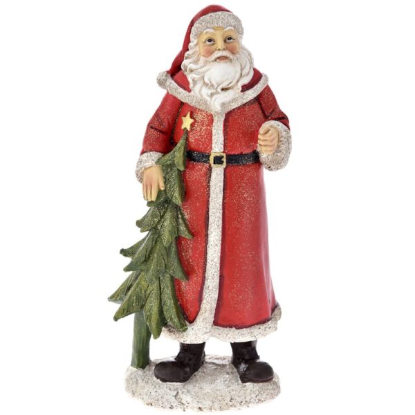 Babbo Natale Con Albero