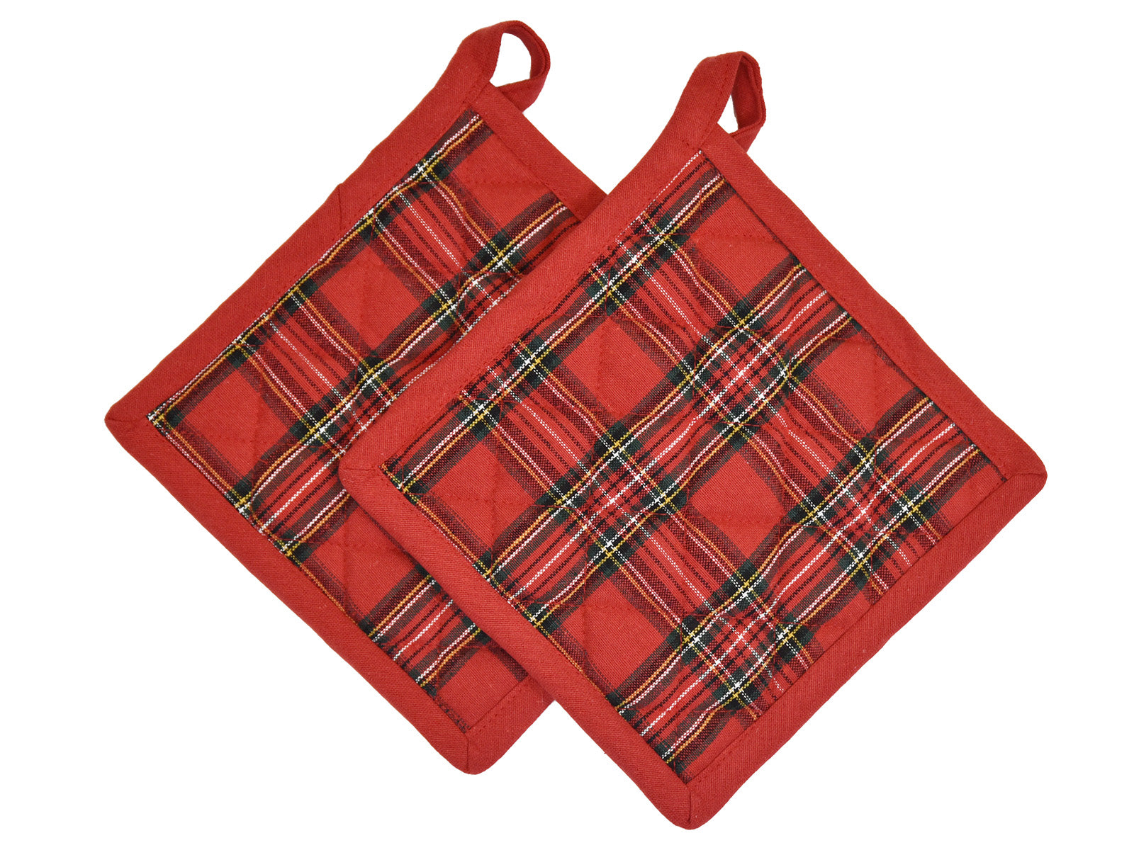 Set 2 Presine Tartan 18X18 Cm