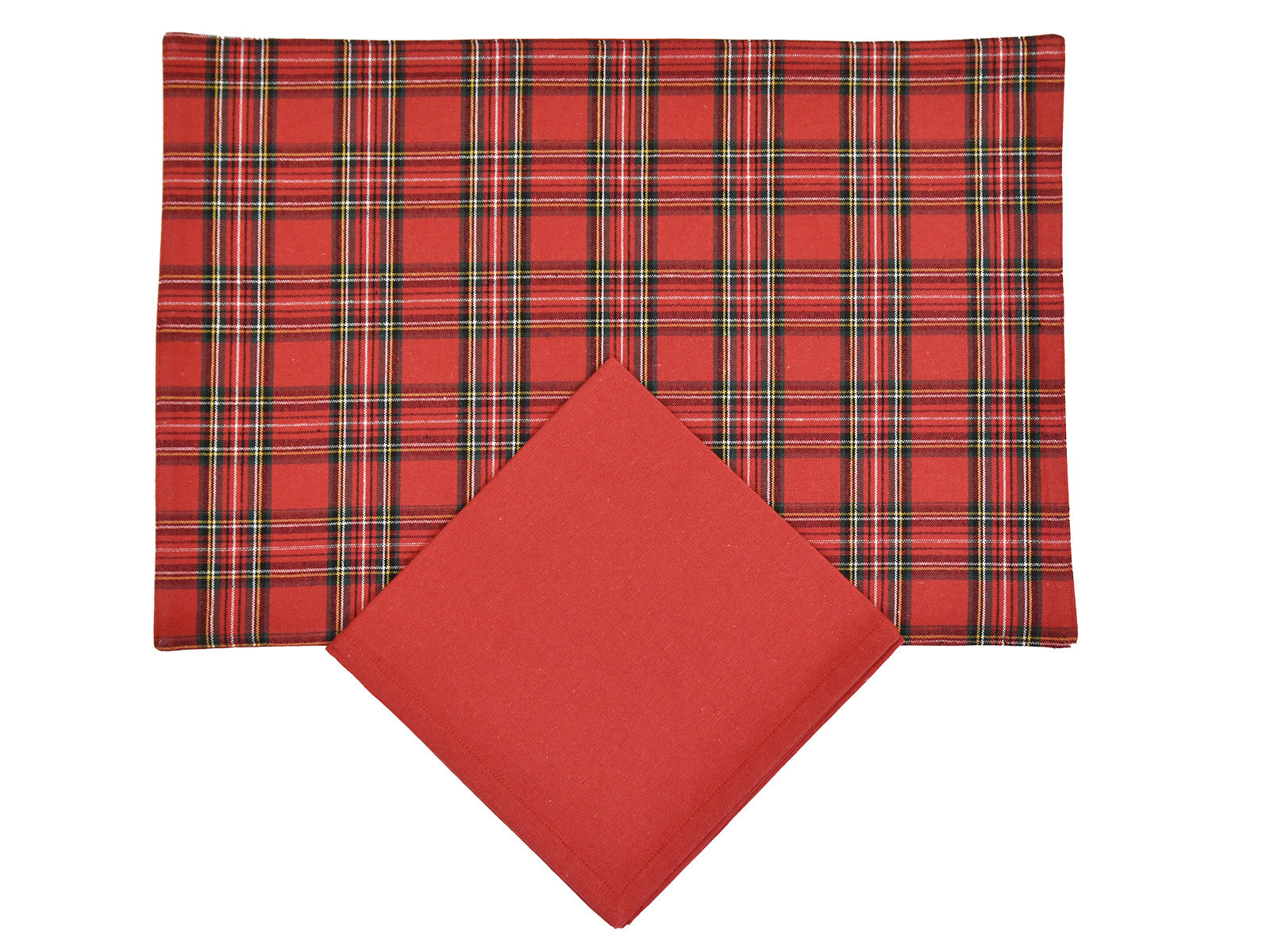 Set Americano Tartan Con Tovagliolo 33X48 Cm