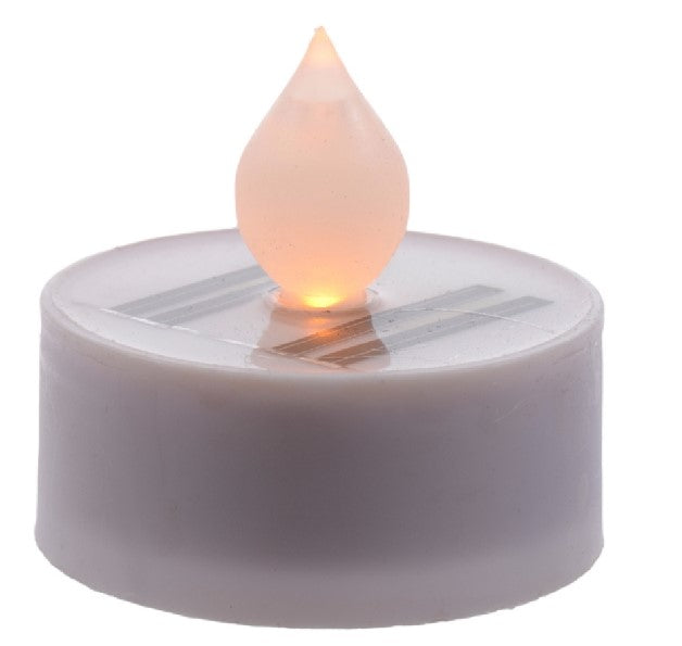 Tealight Solare Effetto Fiamma