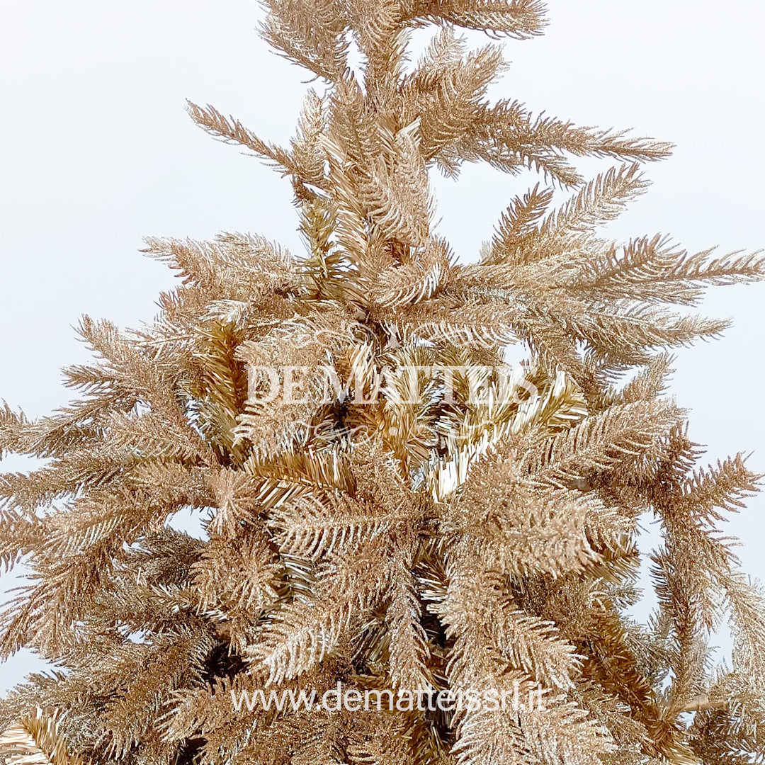 Albero Di Natale Tiffany Oro 180 Cm