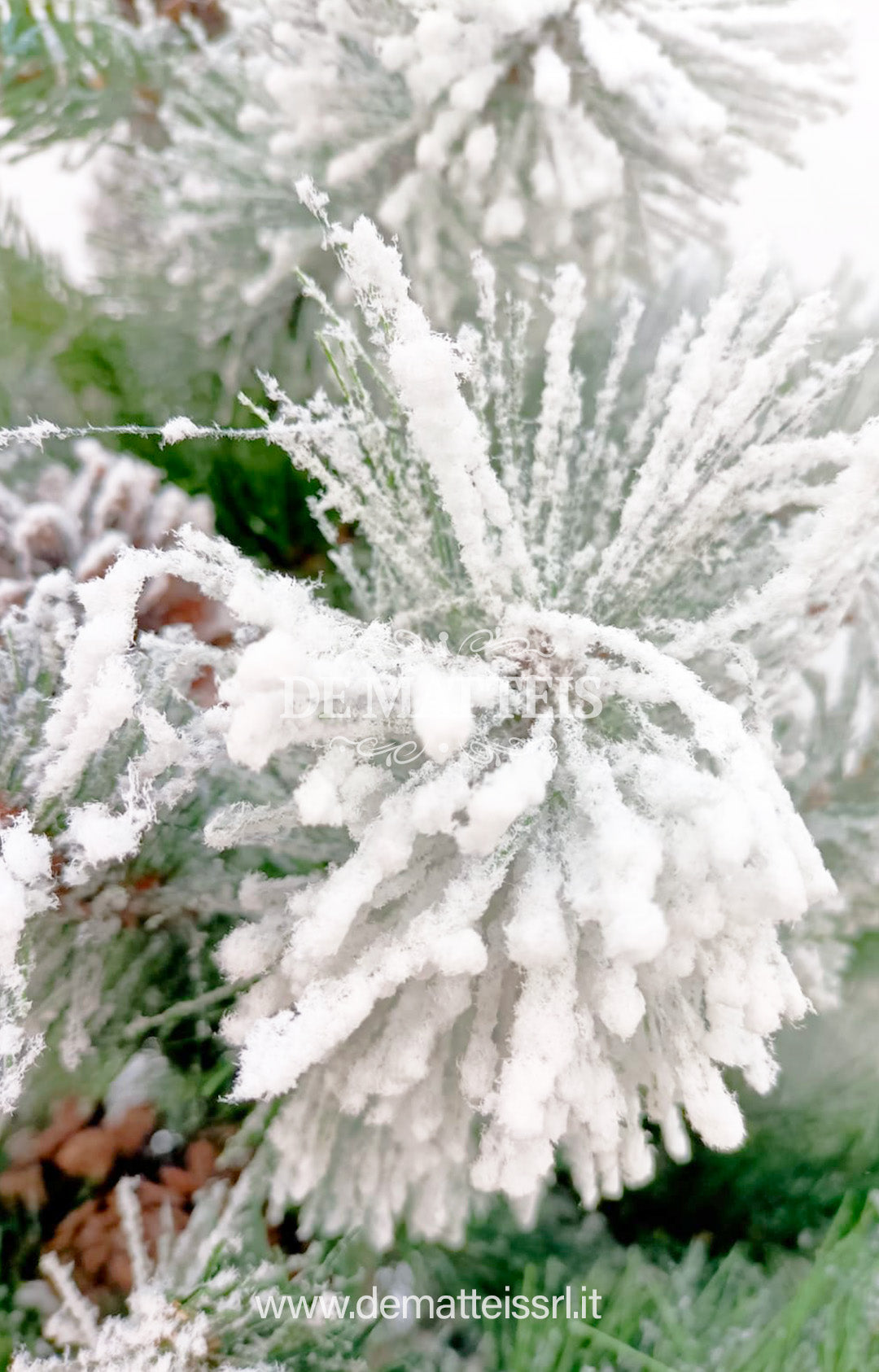Albero Lausanne Innevato 210 Cm