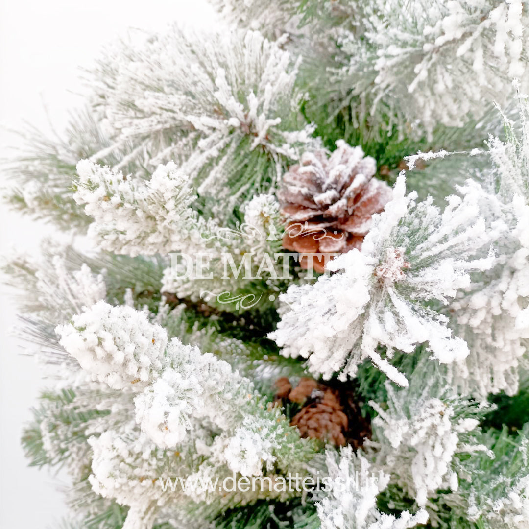 Albero Lausanne Innevato 210 Cm