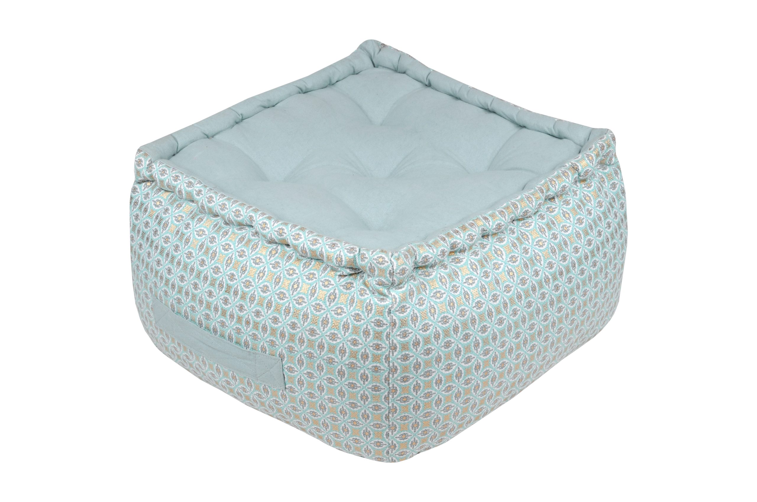 Pouf Acquamarina Soledad 40X40X30 Cm