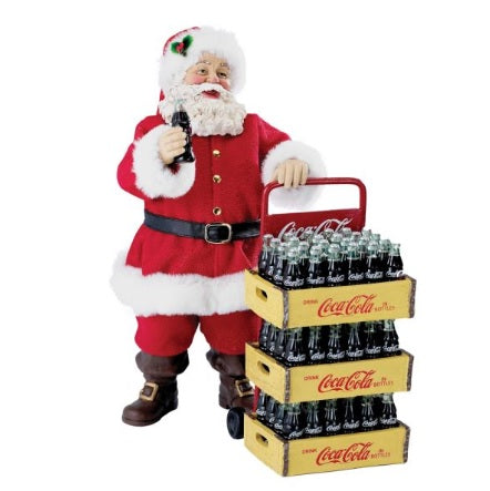 Babbo Natale Carrello Coca Cola