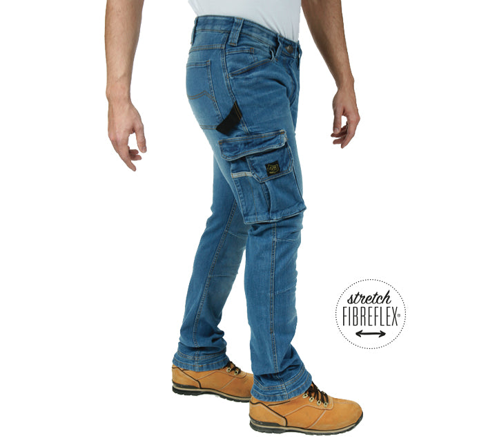 Jeans Multi Pockets Stone Washed 48