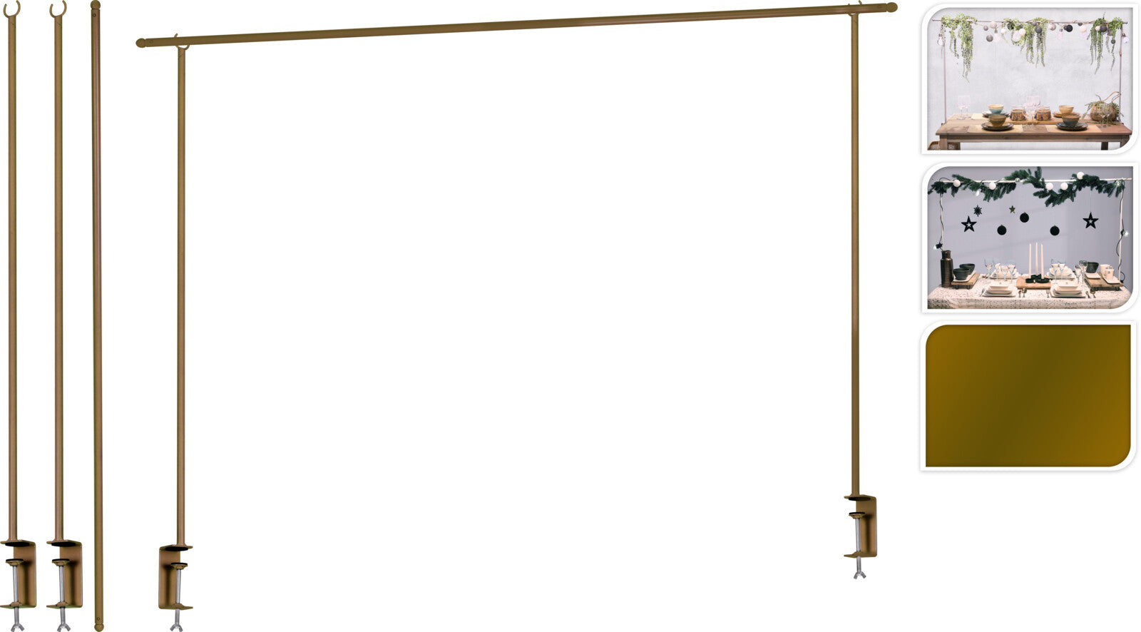 Barra Estensibile135-250Cm Oro