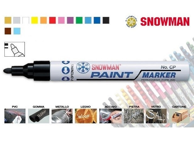 Paint Marker Verde Snowman