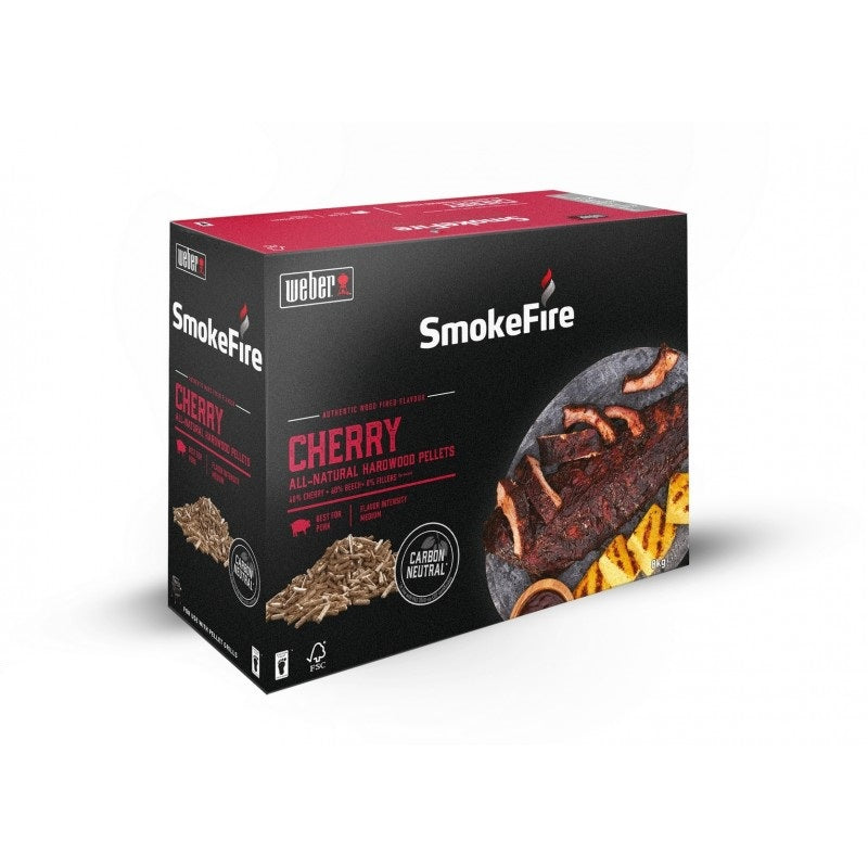 Pellet Di Legno Ciliegio Weber 8 Kg | Dematteis.it