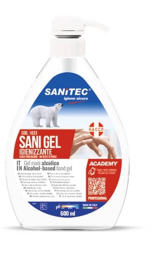 Sani Gel Gel Detergente Sanitec